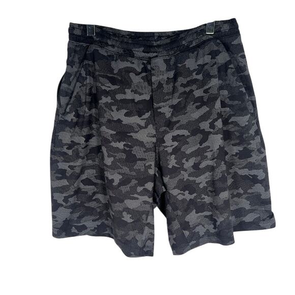 Lululemon Men's Pace Breaker Lined Short 9" 2022 Version L Black Gray Athleisure - Picture 4 of 11